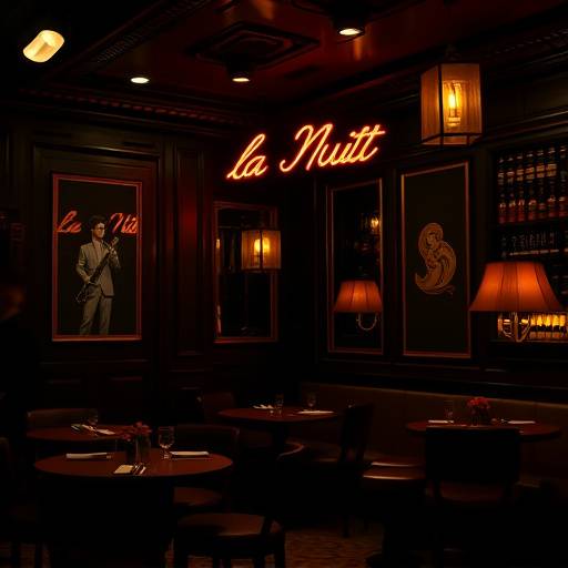 Pochette de l'album 'Paris la Nuit' par Le Jazz Club, masterisé par Studio Mélodie Paris